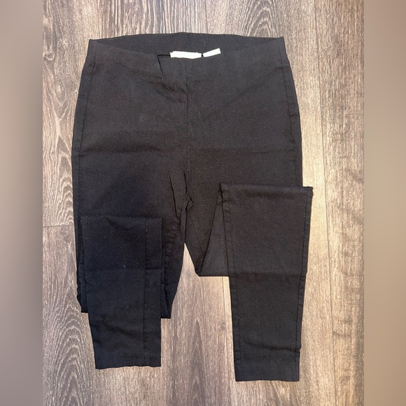 Michael Kors Pants - Michael Kors (Medium) Black Stretchy Plain Dress Pants with Stretchy Waistband